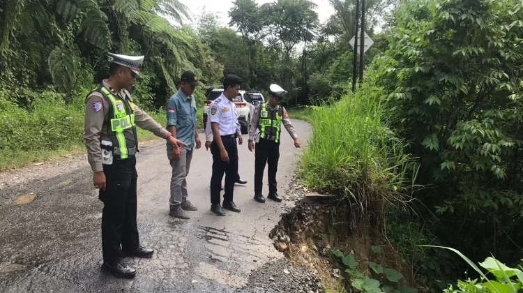 Satlantas Polres Lebong Lakukan Survei Jalan, Petakan Titik Rawan