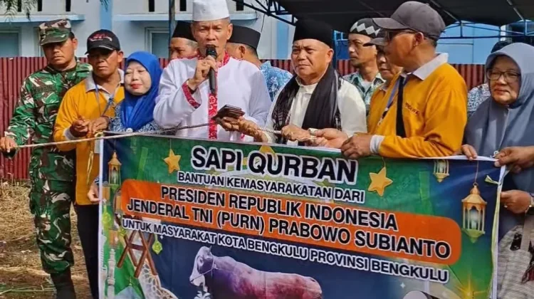 Pemkot Bengkulu Salurkan Bantuan Sapi dari Presiden
