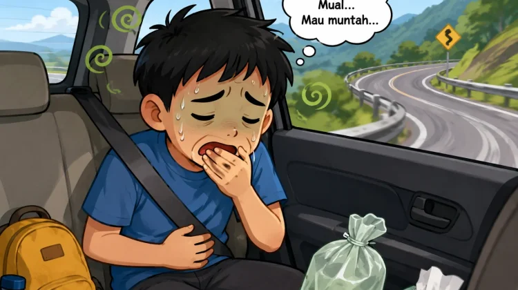 Cara Mengatasi Mabuk Perjalanan saat Menggunakan Kendaraan