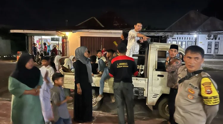 Malam Takbiran Iduladha 1447 H, Polsek Ratu Samban Kawal Pengamanan