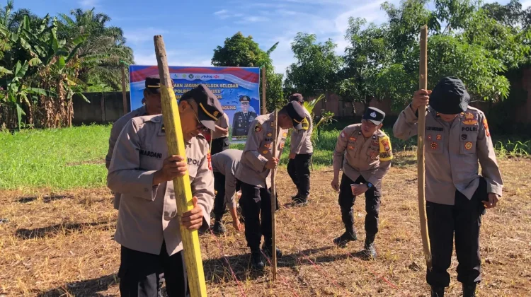 Ketahanan Pangan, Polsek Selebar Tanam Jagung di Kuartal II Tahun 2026