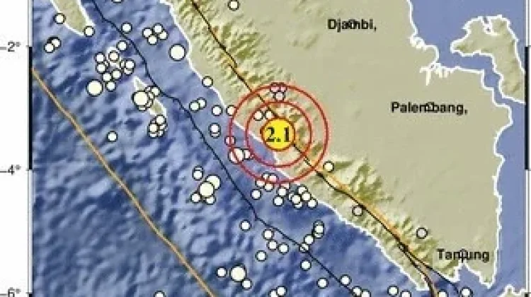 Siang Tadi Bengkulu Utara Diguncang Aktivitas Gempa Kecil