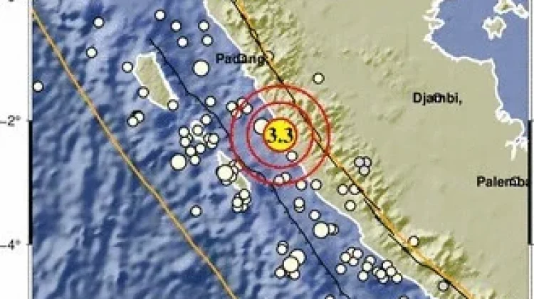 Gempa Dengan Magnitudo 3.3 Guncang Mukomuko