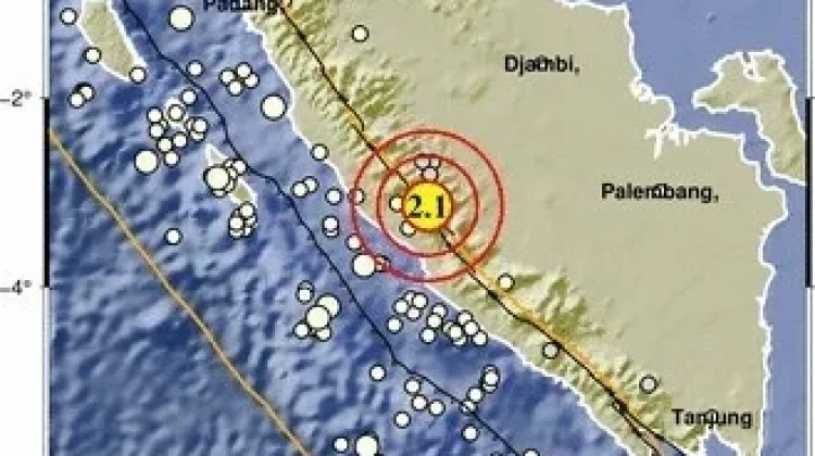 Dinihari Tadi Lebong Diguncang Aktivitas Gempa Kecil