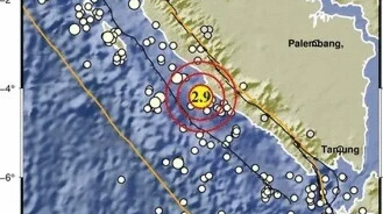 Gempa Dengan Magnitudo 2.9 Guncang Seluma