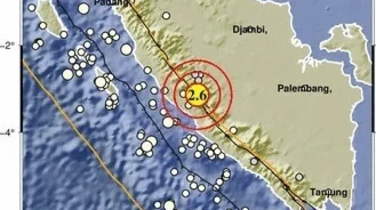 Sore Tadi Gempa Dengan Magnitudo 2.6 Guncang Lebong