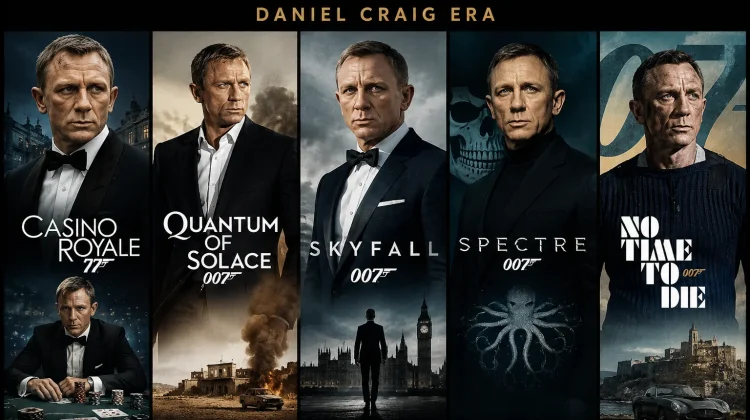 5 Film James Bond 007 Versi Daniel Craig: Era Bond yang Lebih Gelap dan Emosional