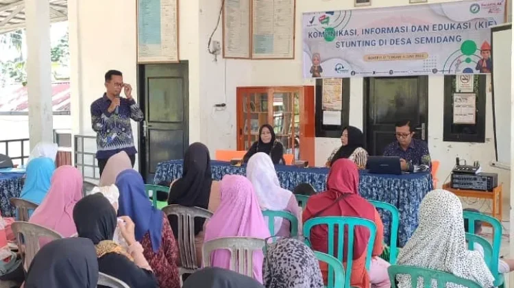 BPOM Bengkulu Edukasi Warga Desa Semidang tentang Stunting dan Keamanan Pangan