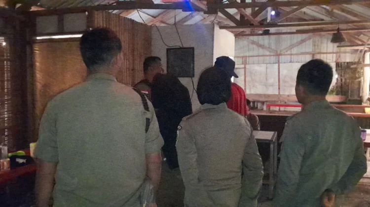 Warung Remang Penyedia Tuak dan Minuman Beralkohol Kembali Ditegur Satpol PP