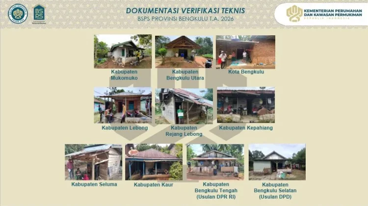 Verifikasi BSPS Bengkulu Masuk Tahap Kedelapan, Banyak Data Penerima Tidak Valid