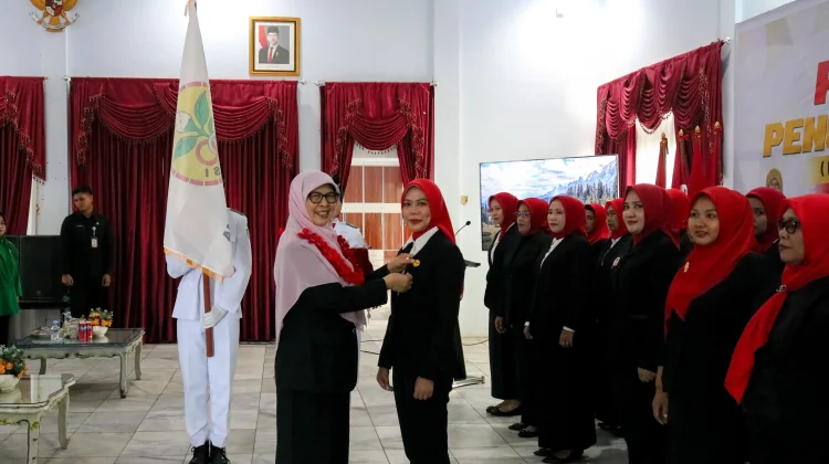 PERWOSI Seluma Dilantik, Bidik Prestasi Senam Nasional