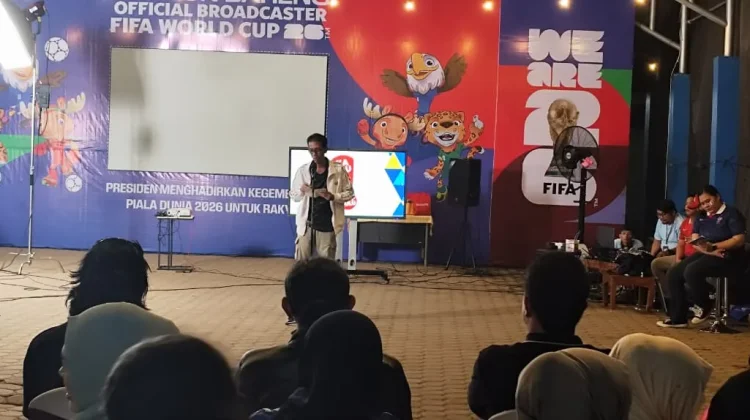 Kick Off Nobar Piala Dunia 2026 TVRI, RRI, Antara Bengkulu Meriah