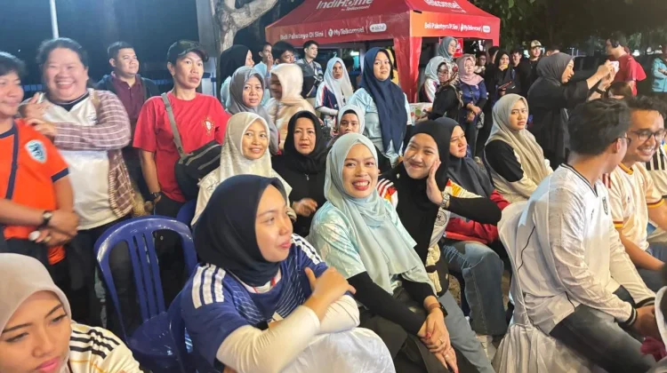 Warga Antusias Sambut Nobar Piala Dunia 2026 di TVRI Bengkulu