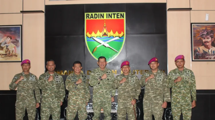 Pangdam XXI Terima Danbrigif Marinir Pererat Kerja Sama