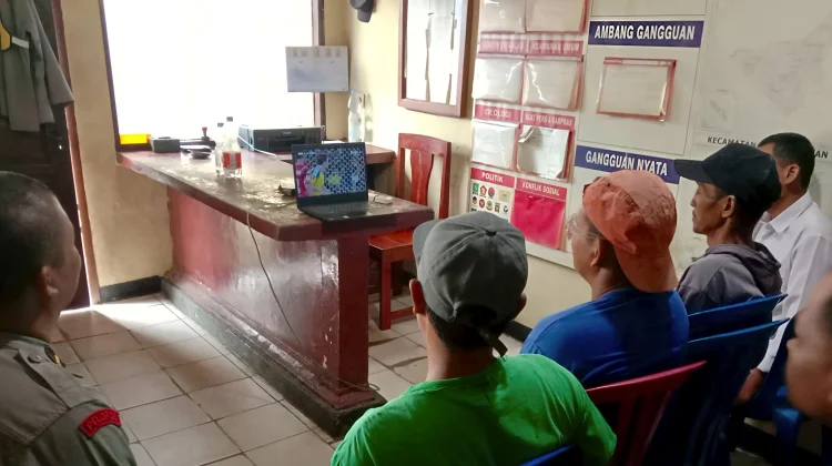 Menarik! Warga Seluma Disuguhkan Nobar Piala Dunia Gratis di Kepolisian