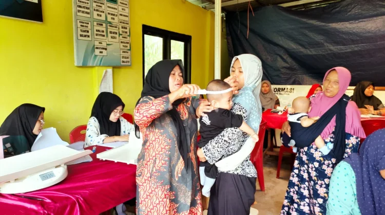 Desa Bakal Makmur Menjadi Percontohan Posyandu 6 Standar Pelayanan Minimal