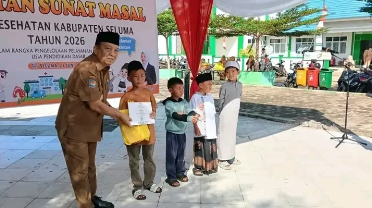 Wakil Bupati Seluma Launching Sunat Massal Gratis di Puskesmas Tais