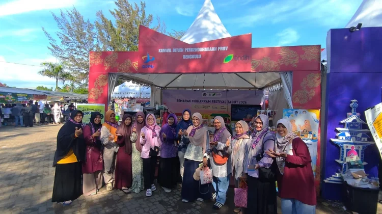 Festival Tabut 2026, Stand UMKM Kanwil DJPb Bengkulu Catat Omzet Rp3 Juta Sehari
