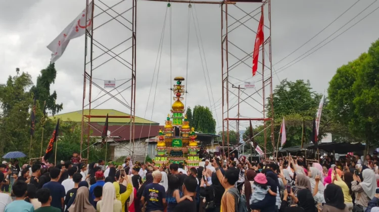 Tabut Naik Pangkek, Penanda Festival Tabut Bengkulu Memasuki Fase Puncak