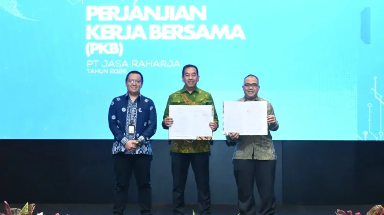 Penandatanganan PKB Jasa Raharja dan Serikat Pekerja, Menaker Titip Tiga Agenda