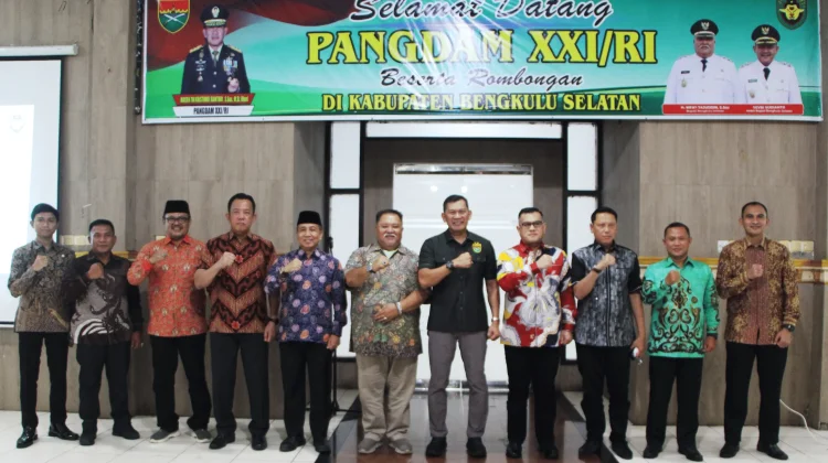 Pangdam XXI RI Perkuat Sinergi Bersama Forkopimda Bengkulu Selatan