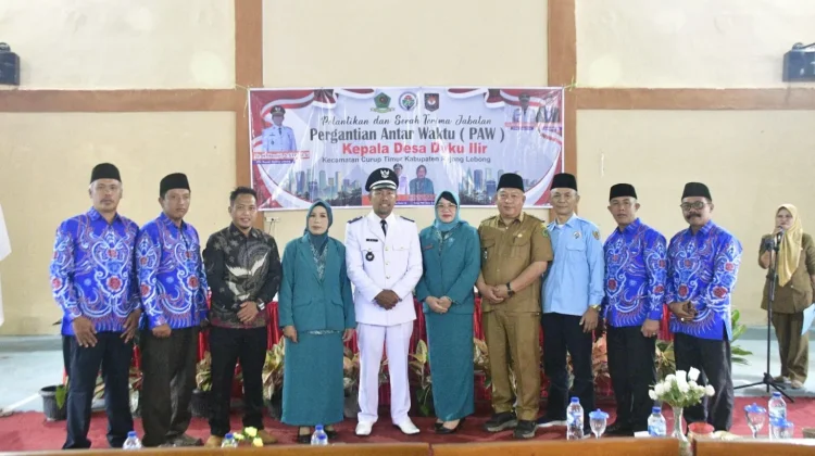 Sertijab PAW Kades Duku Ilir Digelar, Ali Siap Jalankan Amanah Masyarakat