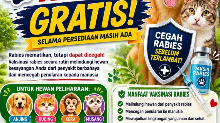 Vaksinasi Rabies Gratis Disambut Antusias, Pemilik Hewan Harap Rutin Digelar
