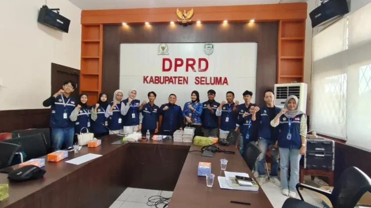 Ketua Komisi I DPRD Seluma Terima Kunjungan Mahasiswa KKN UNIB