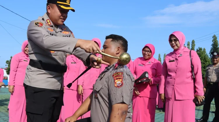 Polres Bengkulu Utara Gekar Upacara Naik Pangkat