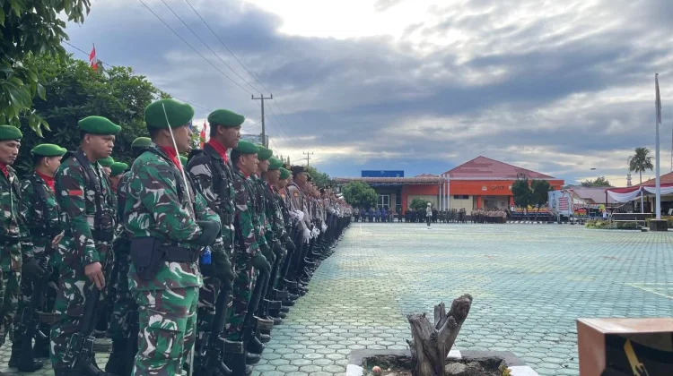 Sinergi TNI-Polri, Kodim 0423/Bengkulu Utara Hadiri Upacara HUT ke-80 Bhayangkara