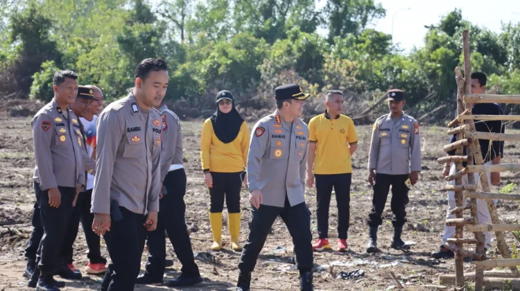 Kapolresta Bengkulu Tinjau Lahan Penanaman Jagung, Dukung Ketahanan Pangan