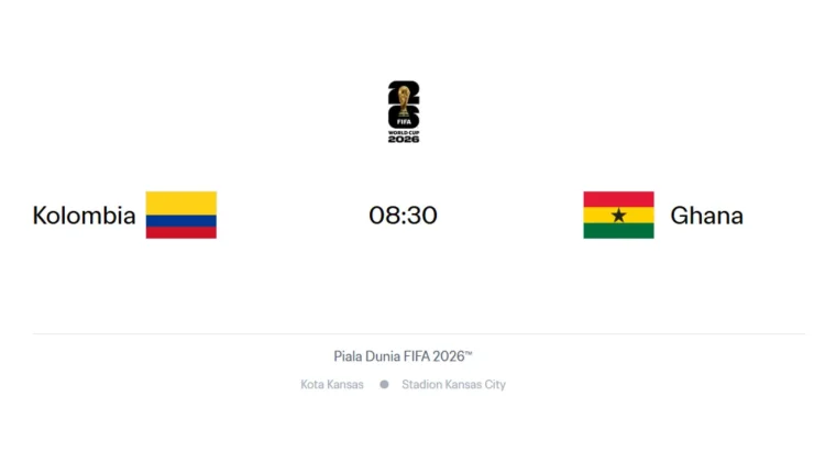 Kolombia Tantang Ghana untuk Rebut Tiket Terakhir Babak 16 Besar Piala Dunia 2026