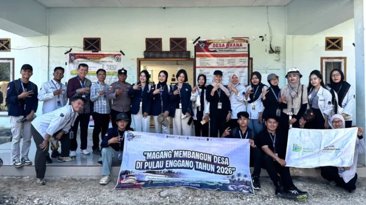Mahasiswa FH Unib Dampingi Desa di Enggano Susun Raperdes