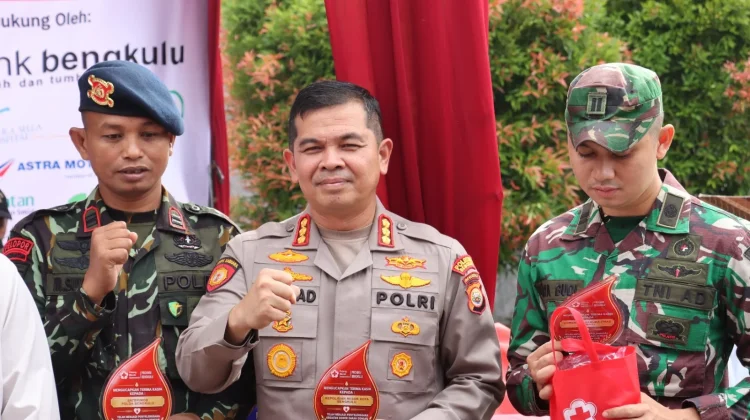 Polresta Bengkulu Raih Penghargaan Hari Donor Darah Sedunia 2026