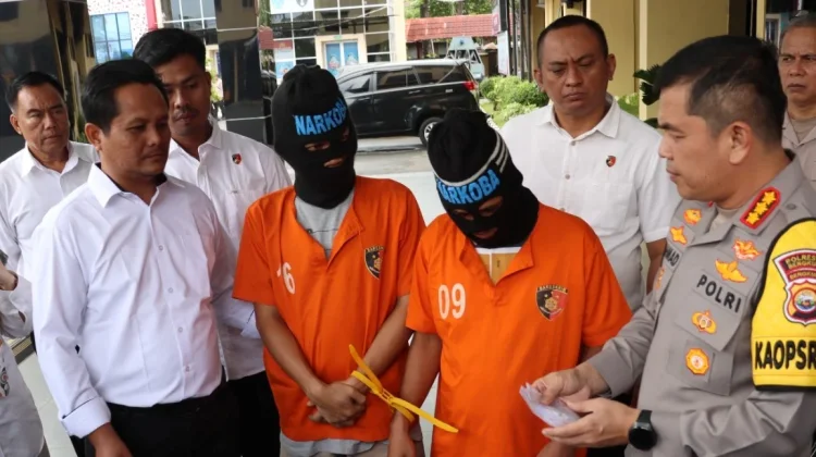 Polresta Bengkulu Musnahkan 25,25 Gram Sabu