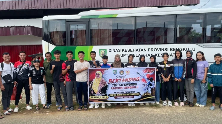 Atlet Taekwondo Bengkulu Ikuti Taekwondo Ksatria Nusantara Internasional 2026