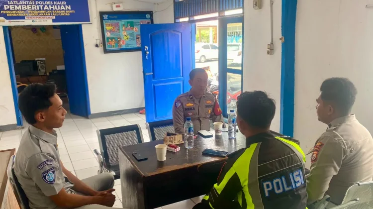 Jasa Raharja Perkuat Kemitraan dengan Unit Laka Polres Kaur Demi Pelayanan Prima