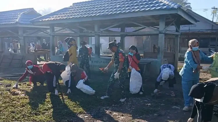 Koramil 408-04/Kaur Selatan Laksanakan  Gerakan Radin Inten Asri