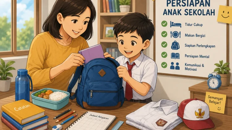 Kiat-Kiat Persiapan Anak Sekolah agar Siap Belajar dan Percaya Diri