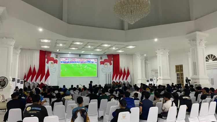Warga Bengkulu Padati Nobar Timnas Prancis vs Spanyol di Semifinal Piala Dunia