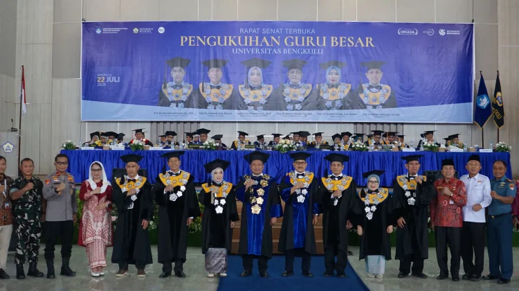 Destita Tegaskan Pengukuhan Enam Guru Besar Unib Perkuat Peran Inovasi Akademik