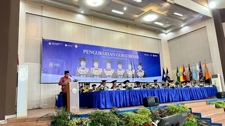 UNIB Kukuhkan Enam Guru Besar, Pemprov Dorong Sinergi untuk Pembangunan Daerah