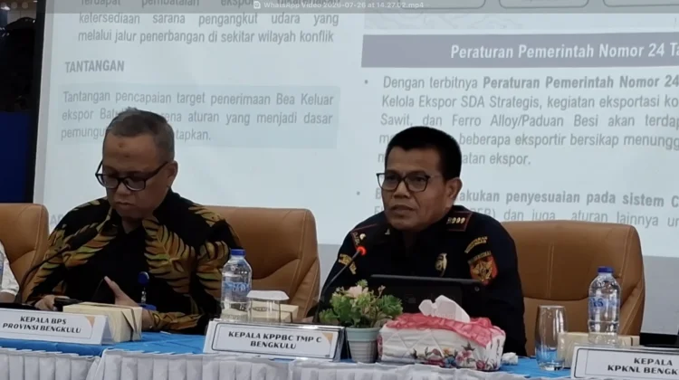 Penerimaan Bea Cukai Bengkulu, Capai Rp1,8 Miliar pada Semester I 2026