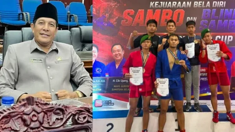 Asman Apresiasi Sambo Bengkulu Raih Medali Emas-Perunggu di Gubernur Sumsel Cup