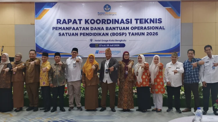 BPMP Bengkulu Perkuat Tata Kelola Dana BOSP Melalui Rakor Teknis 2026