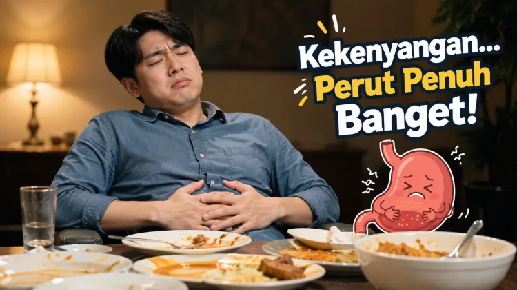 Makan Terlalu Kenyang Dapat Menimbulkan Rasa Tidak Nyaman