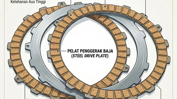 Mengenal Fungsi, Cara Kerja, dan Perawatan Clutch Disc Sepeda Motor