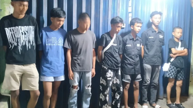 Prabawa Kelurahan Bajak Bersama Tiga Pilar Bubarkan Remaja Geng Motor