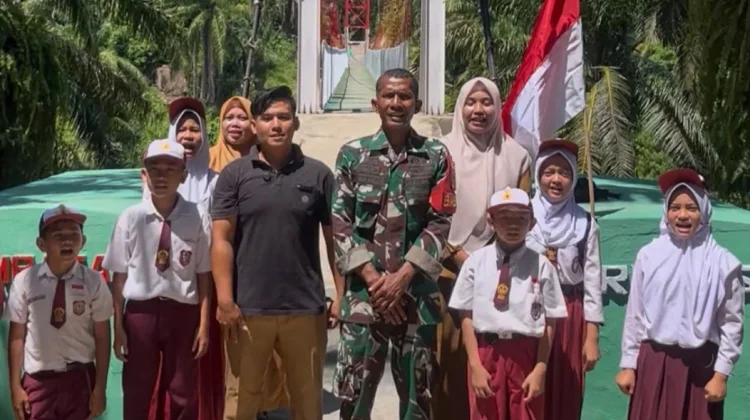 Jembatan Perintis Garuda Desa Kuala Harapan Baru Bagi Masyarakat