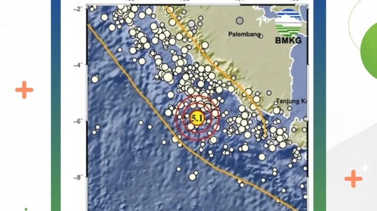 Gempa Tektonik Dengan Magnitudo 5,1 Guncang Enggano